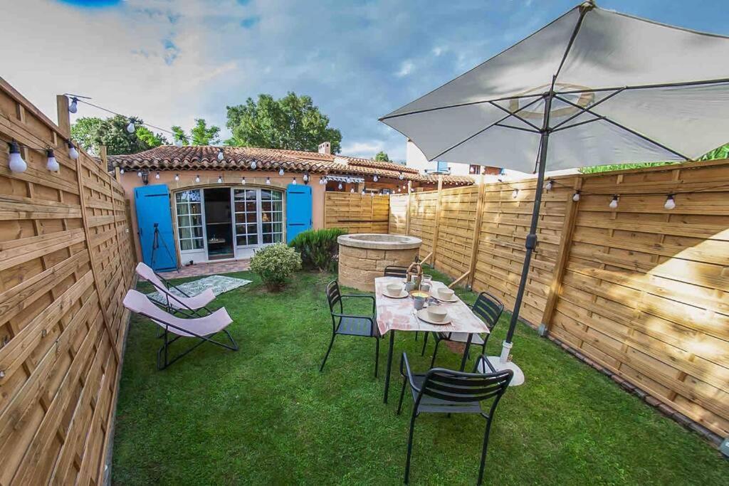 Charmant Studio/T2 Au Calme Avec Jardin Et Parking Fos-sur-Mer Dış mekan fotoğraf